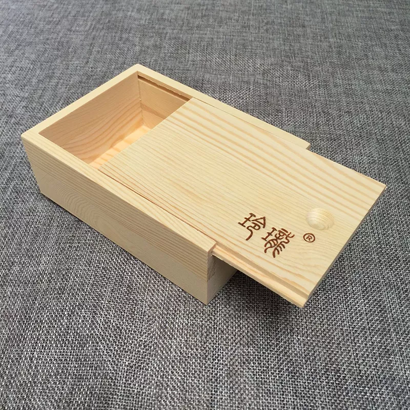 sliding lid wooden essential oil box - bulk oem packaging