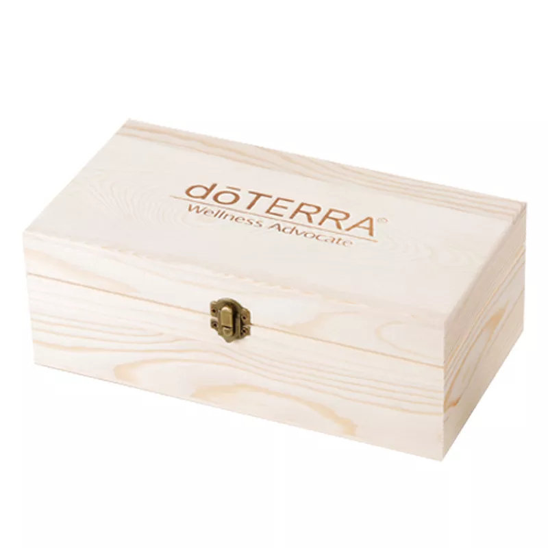 laser engraving logo on wooden essential oil case - oem branding