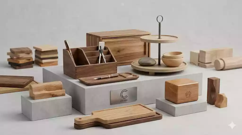 custom wooden products manufacturer product collection