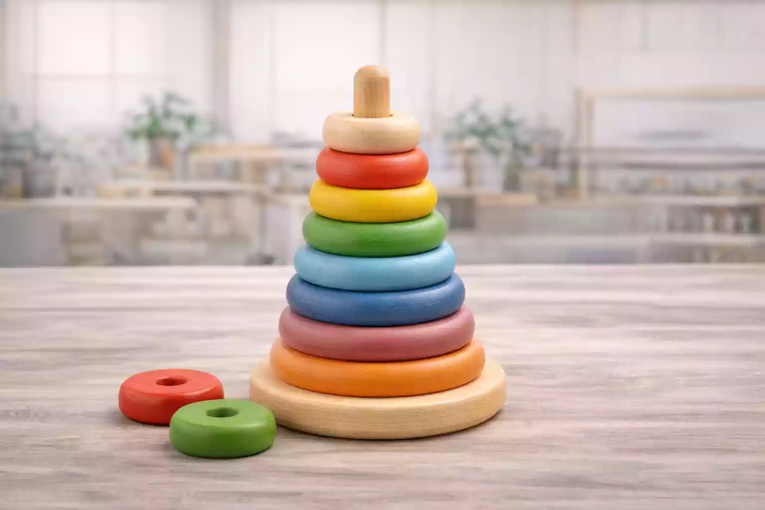 custom wooden stacking toy manufacturer