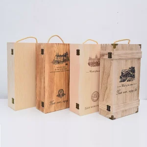 Custom wooden wine box manufacturer