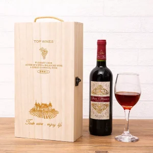factory Custom wooden wine box wholesale