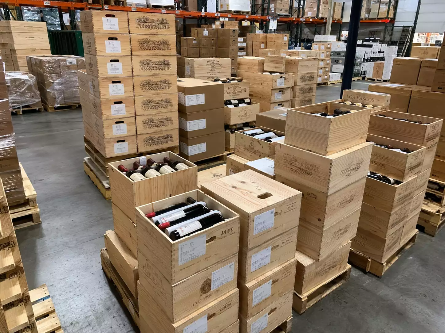 bulk wooden wine boxes and wine crates for distributors