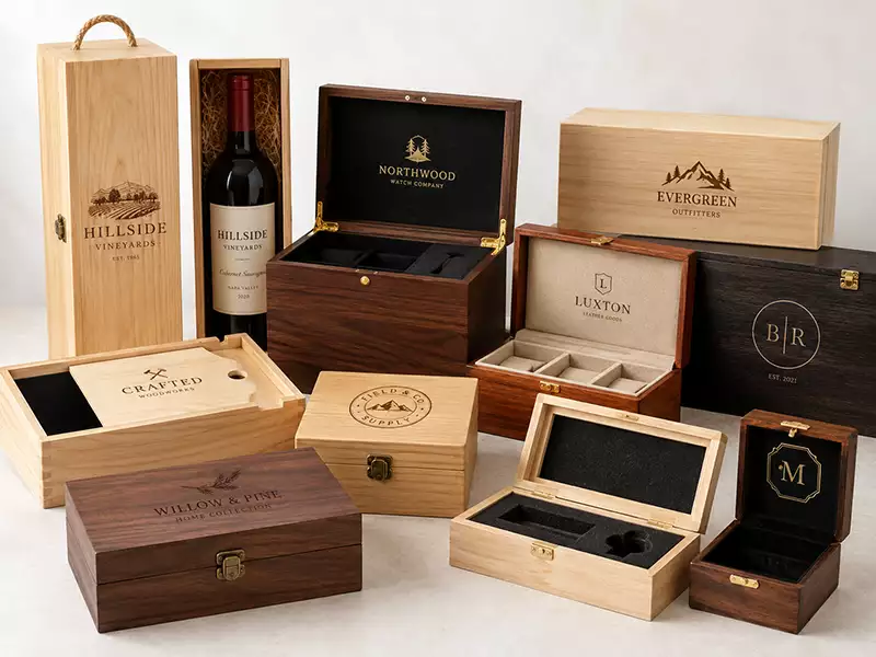 custom wooden boxes manufacturer