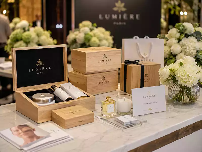 promotional wooden boxes with logo