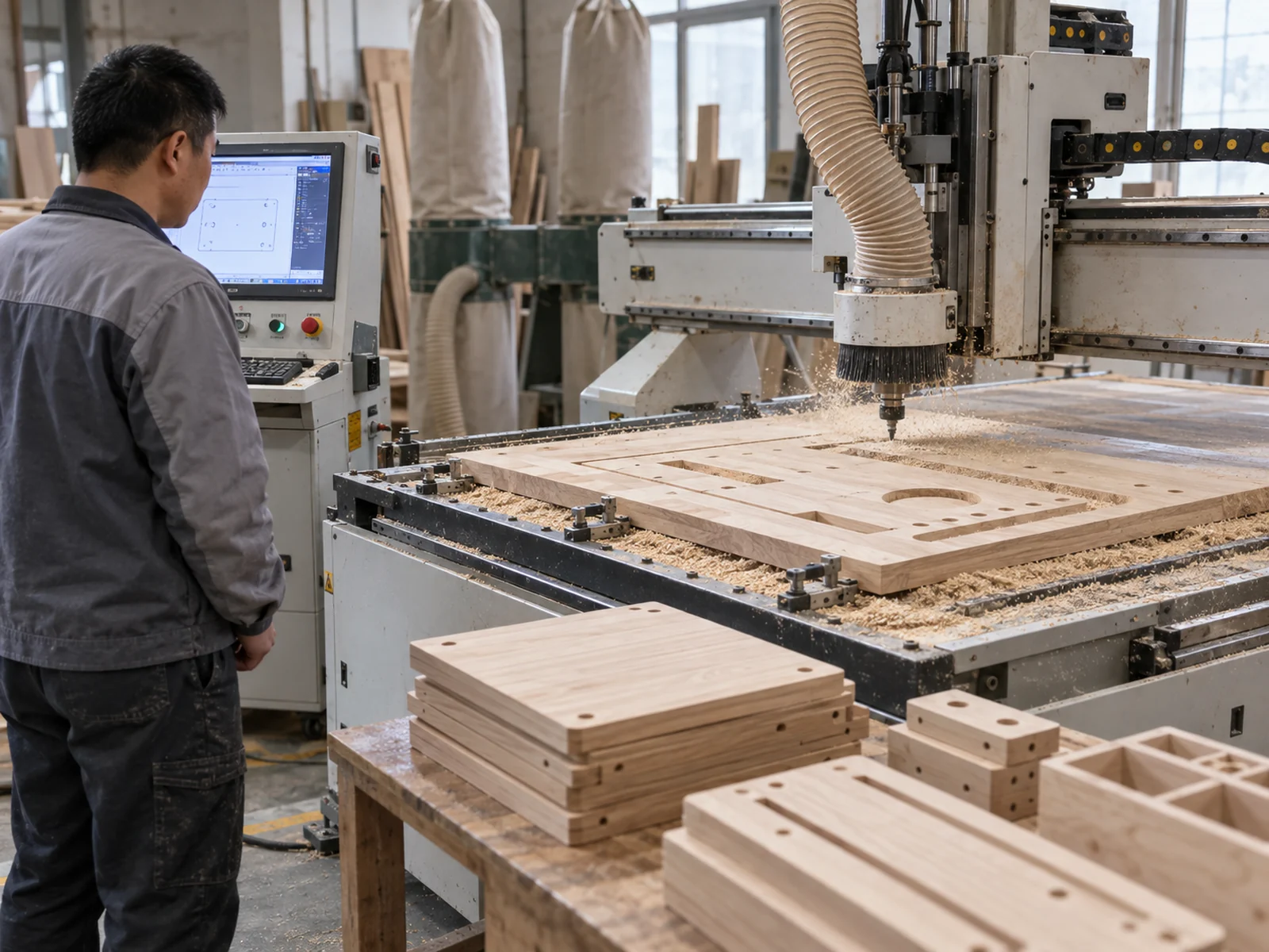china custom wooden products factory workshop