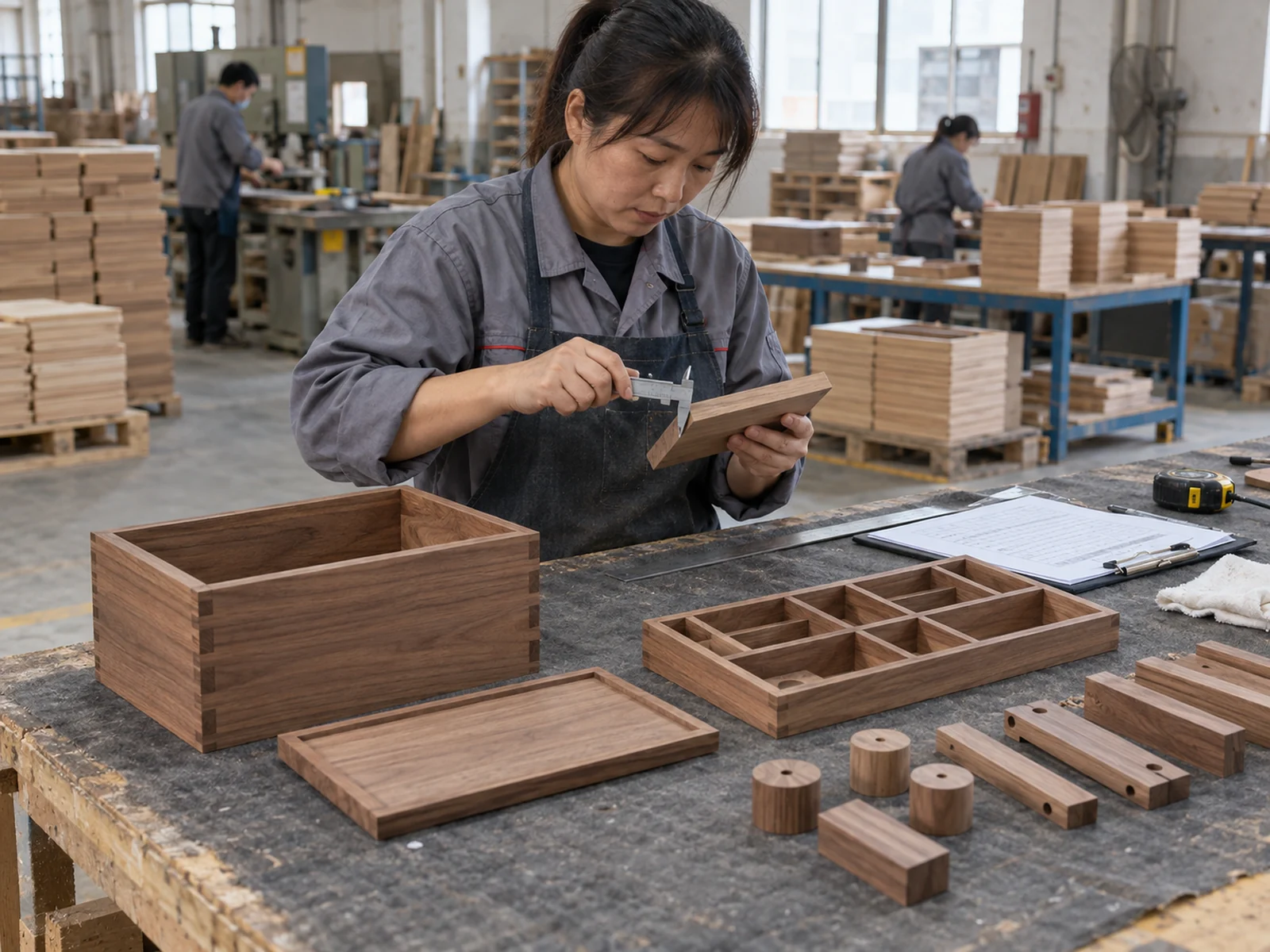 raw material inspection for custom wooden products